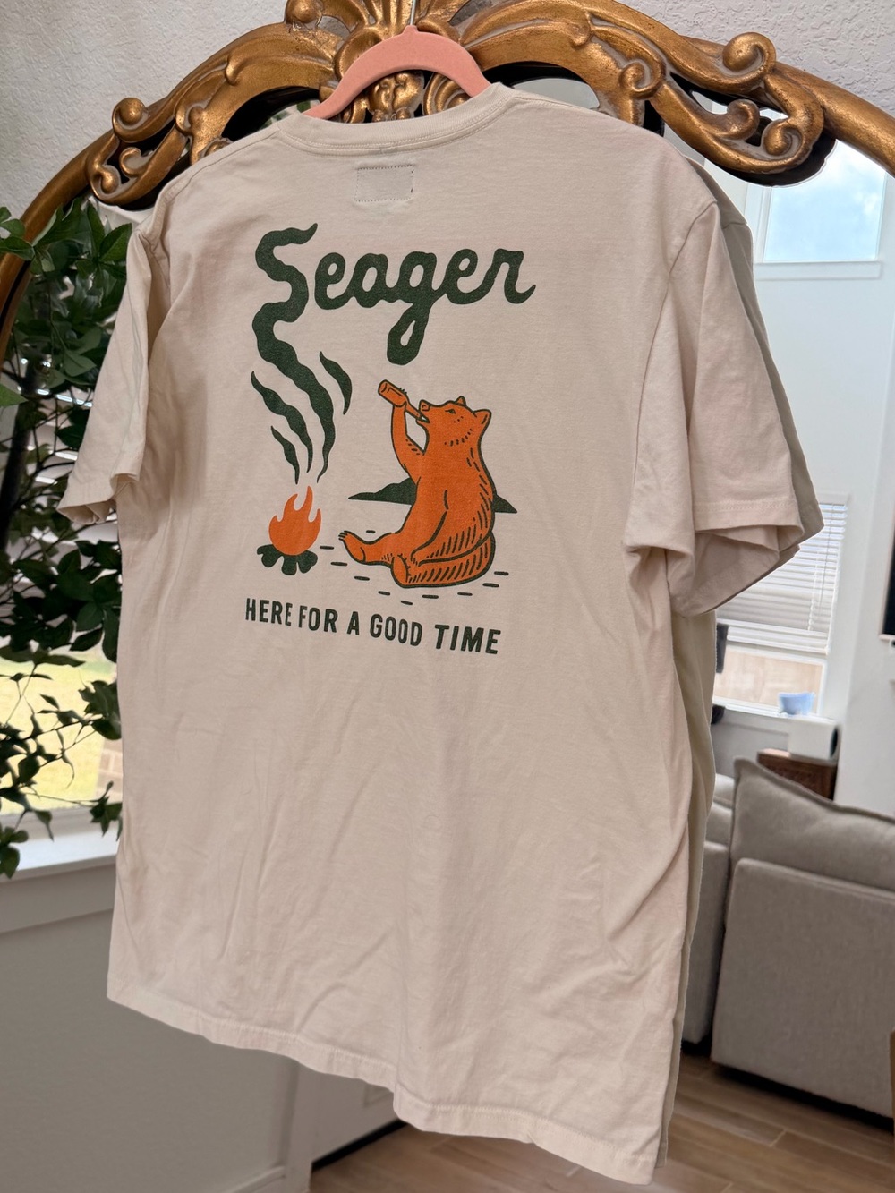 Seager Cream Graphic Tee - Bear Camp